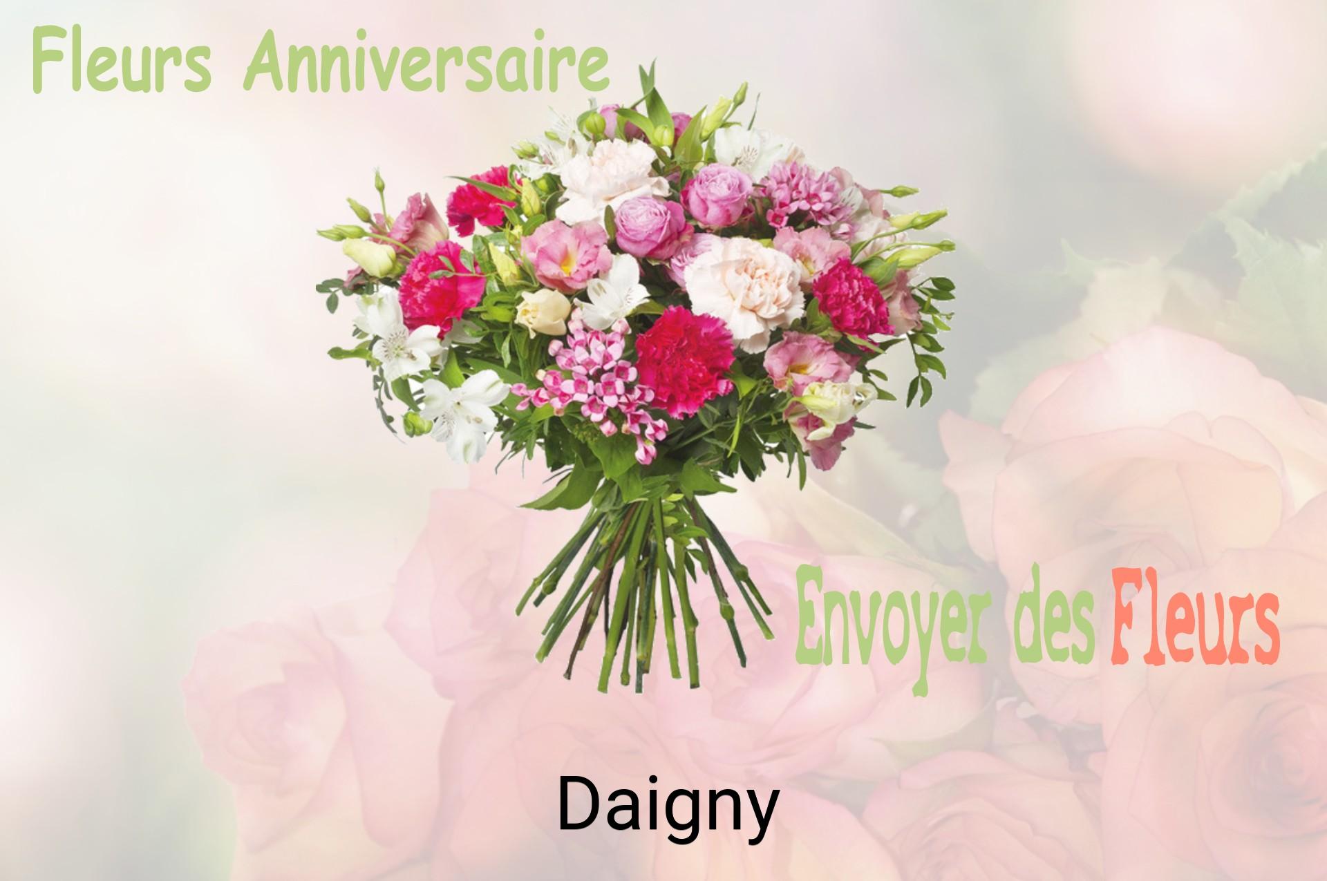 Bouquet de fleurs d’anniversaire livré à Daigny